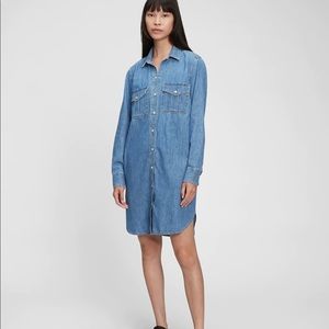 Gap Denim Utility Pocket Dress